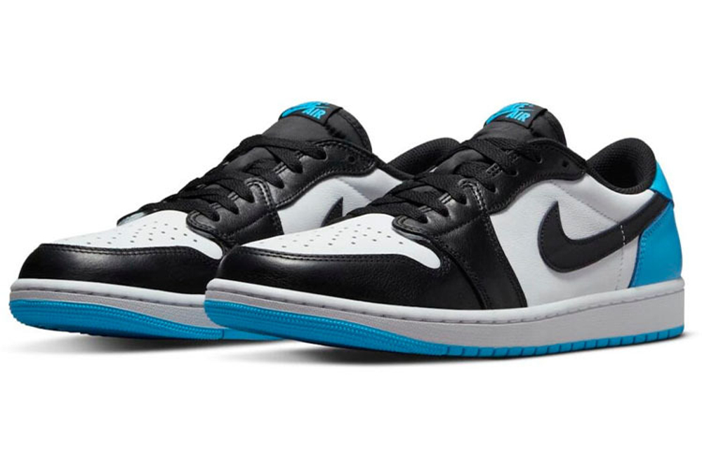 Кроссовки Jordan Air Jordan 1 Low 'Black And Dark Powder Blue'
