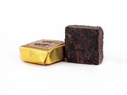 59287 Чай прессованный черный Пуэр Шу "Юньфусян, Чистый Вкус", сяо фан