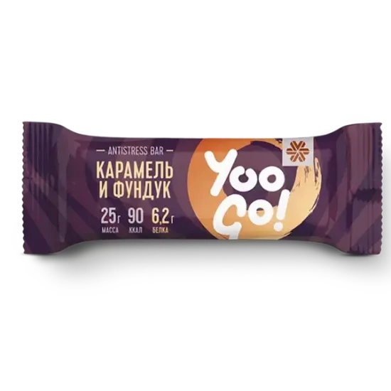 Antistress-батончик (карамель и фундук) Yoo Gо