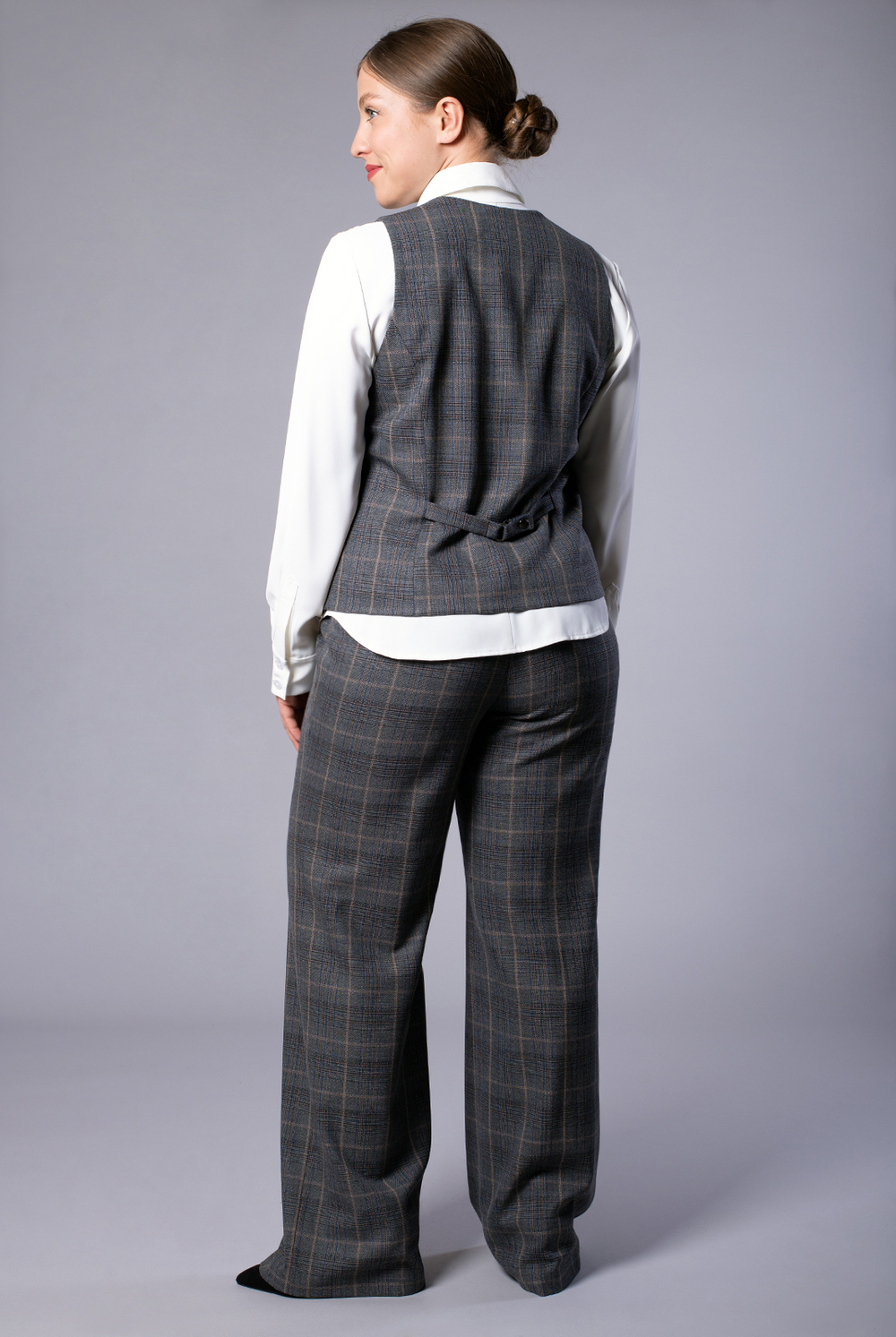 Брюки женские 02, клетка #321Ка0202