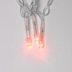 ULD-S0500-050-DTA RED IP20 Гирлянда светодиодная. 5м. 50 светодиодов. Красный свет. Провод прозрачный. ТМ Uniel