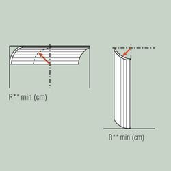 Гибкая декоративная панель Hill, 200x25 см