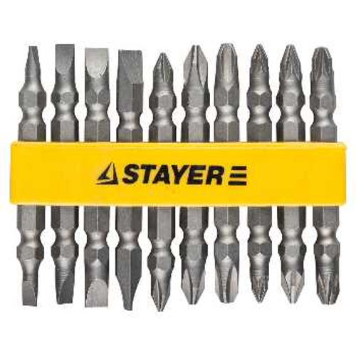 Биты для шуруповёртов набор 10 предметов STAYER, 2605-H10_z01