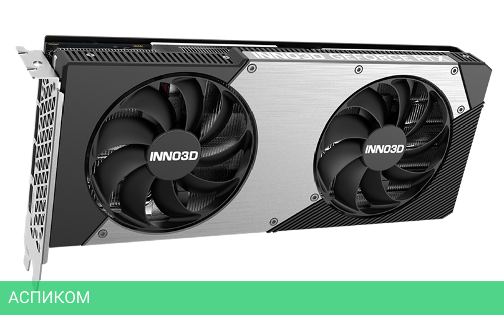 Видеокарта Inno3D GeForce RTX 5070 Twin X2 ОС 12GB GDDR7 (N50702-12D7X-195064N)