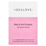 Idealove, Rose to the Occasion, 5 тканевых косметических масок, 25 мл (0,85 жидк. унции) каждая