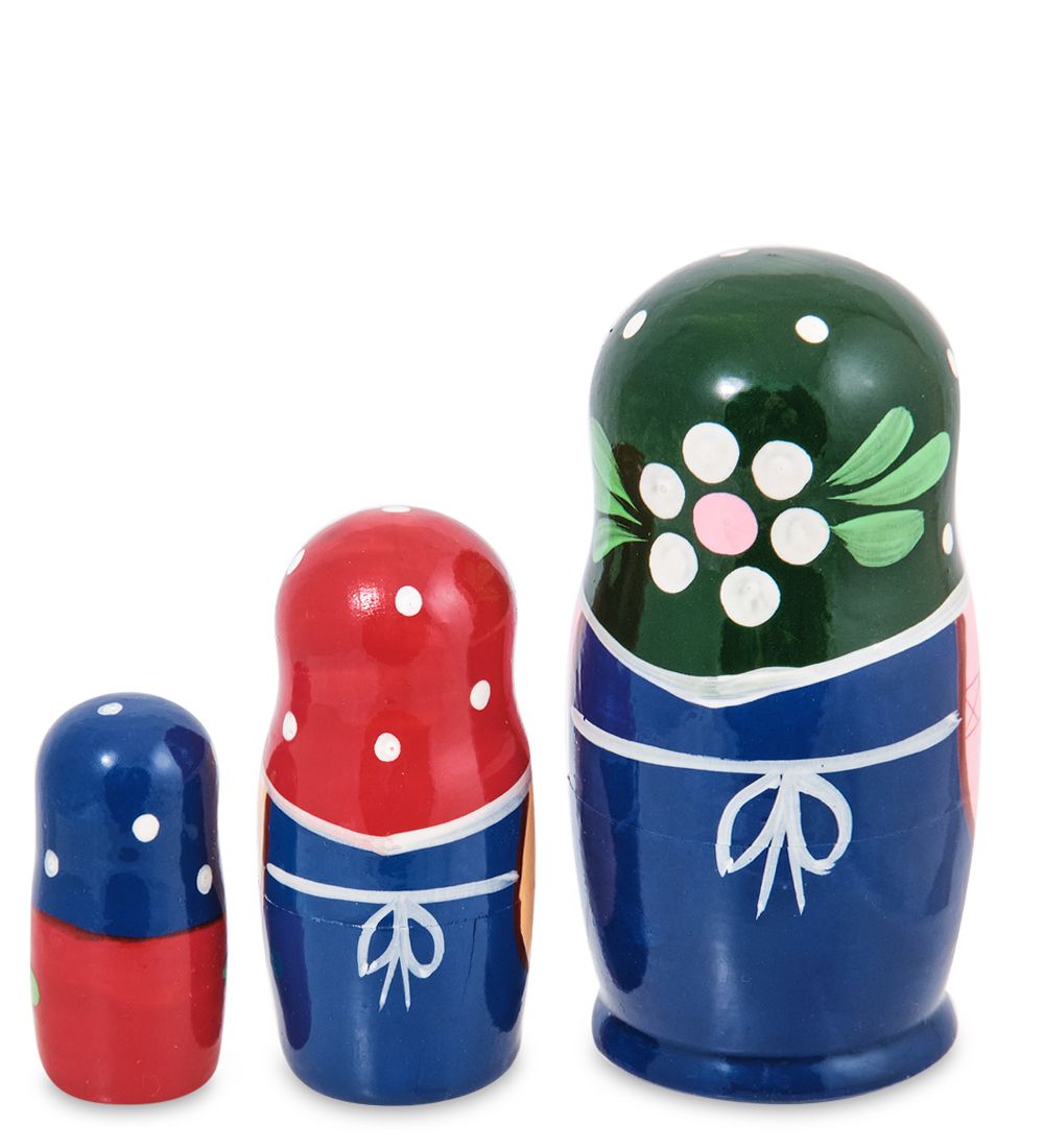 Народные промыслы МР-80/12-A Матрешка 3м «Машенька» (загорская)