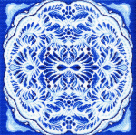 "Гжель 2"-1262 канва с рисунком