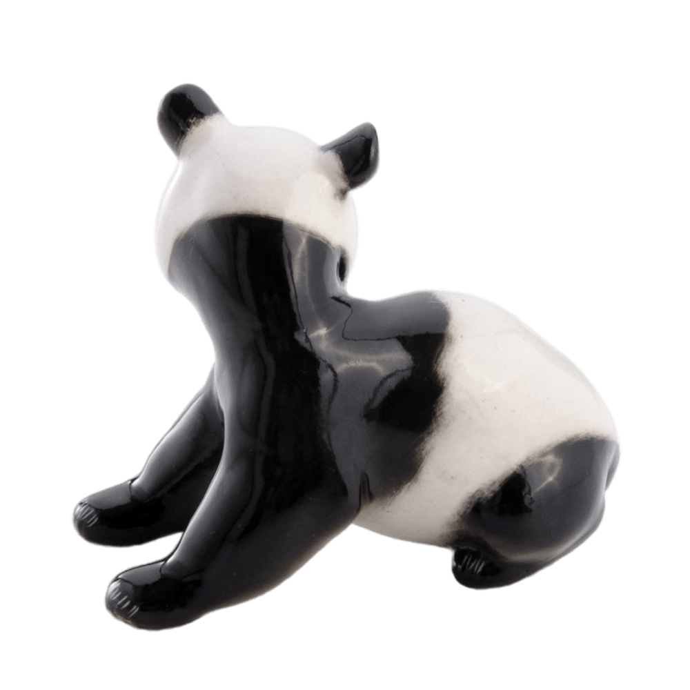 Фарфоровая статуэтка «Панда – бамбуковый медведь». ЛФЗ, 1960-70 гг.