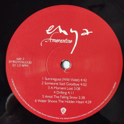 Винтажная виниловая пластинка LP Enya Amarantine (EU 2018)