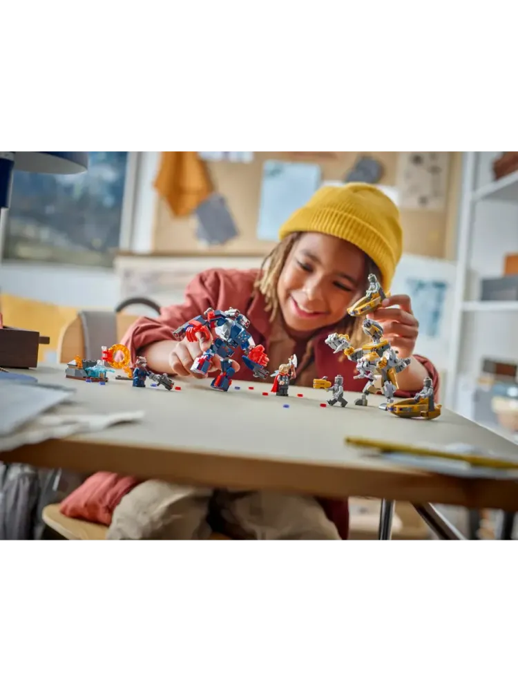 Конструктор Marvel 76322 Мстители: Финал. Тор против Читаури