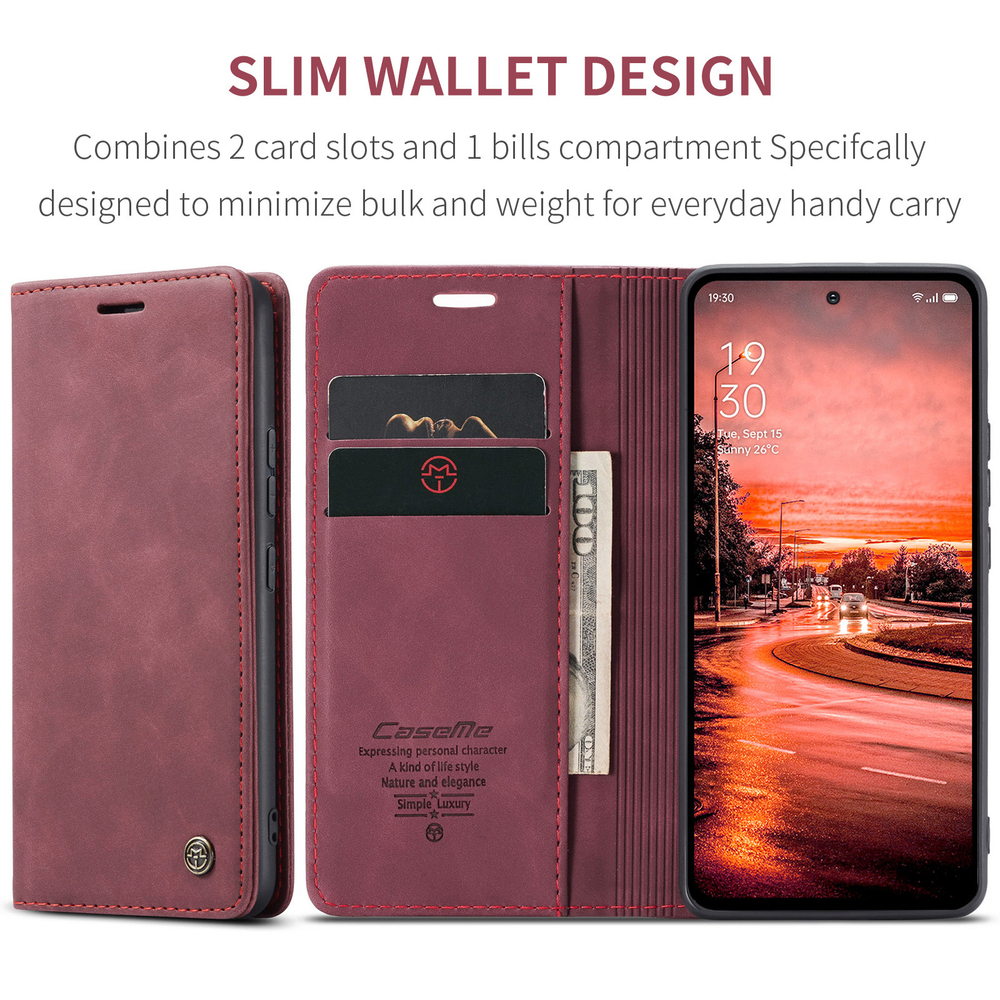 Чехол-книжка CaseMe Matte OPPO Reno 12F/12FS