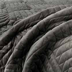 Покрывало 160x220 Sofi De MarkO Армандо темно-серое