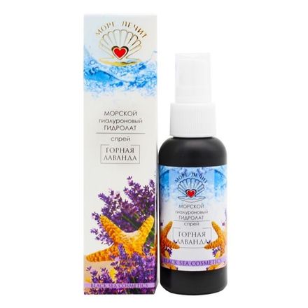 Гиалуроновый гидролат МореЛечит "Горная лаванда". Спрей. Пластик 50 мл.