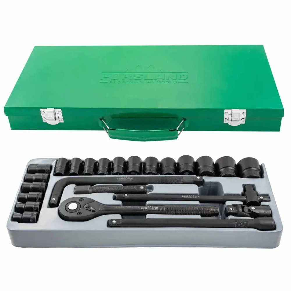 Набор инструментов 24пр. 1/2''(6гр.)(8-32мм) Forsland Forsland-4245B-5MPB