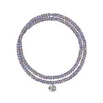 Чокер из стекла Фиолетовый ночной неон