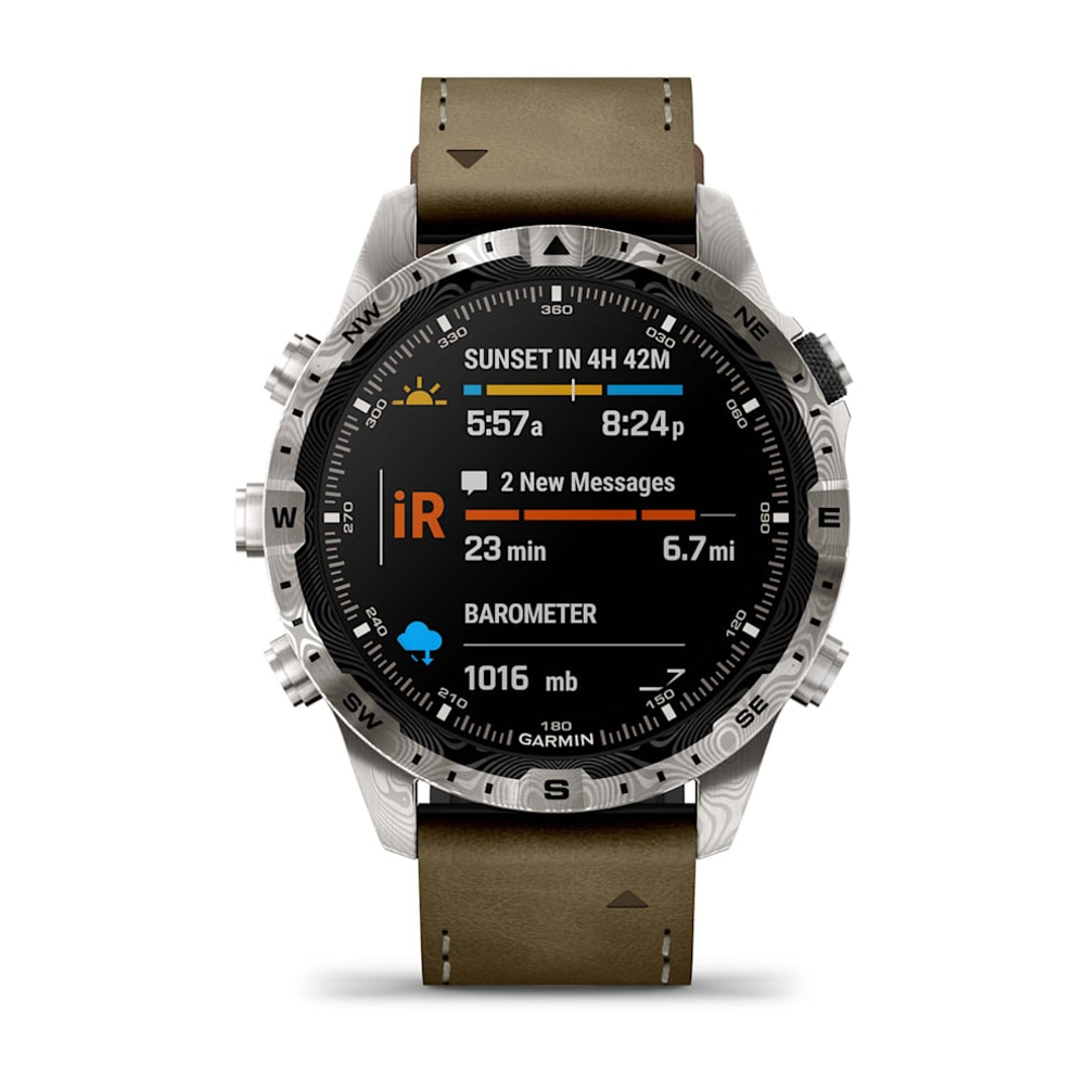 Умные часы Garmin MARQ Adventurer Gen 2 - Damascus Steel Edition 010-03393-31