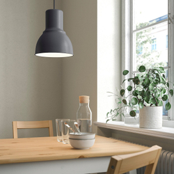 IKEA HEKTAR  (ИКЕА ХЕКТАР)  -  Подвесной светильник, темно-серый, 22 см