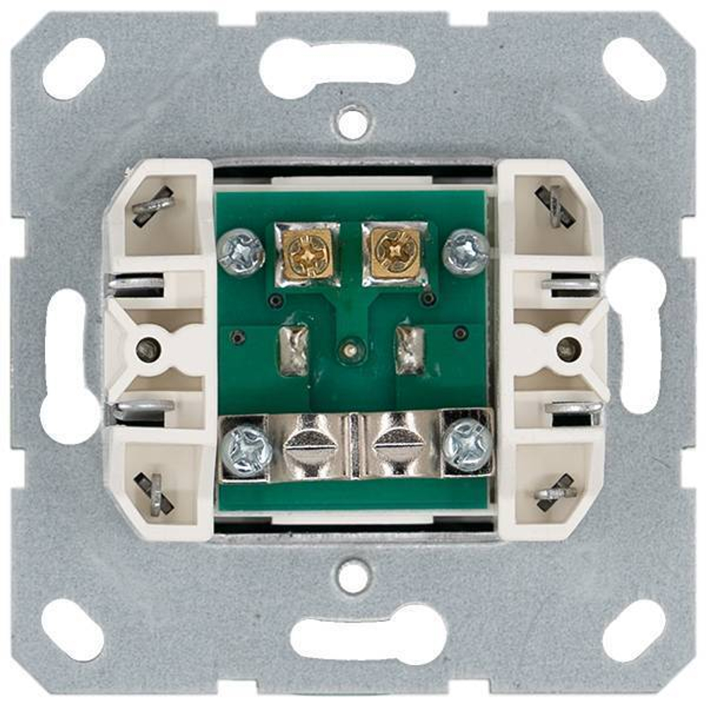 Розетка TV Φ9.5mm проходная с накладкой, цвет черный матовый (soft touch)