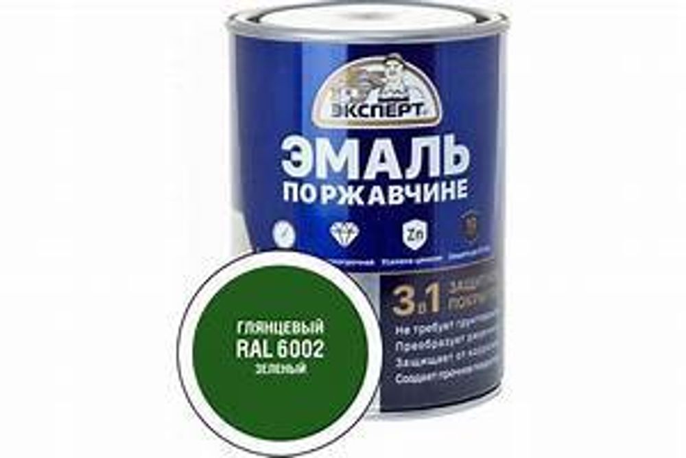 Грунт-эмаль по ржавчине 3в1 ULTRA LINES зеленый мох 0,8 кг