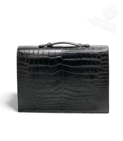 Портфель Hermes из кожи крокодила