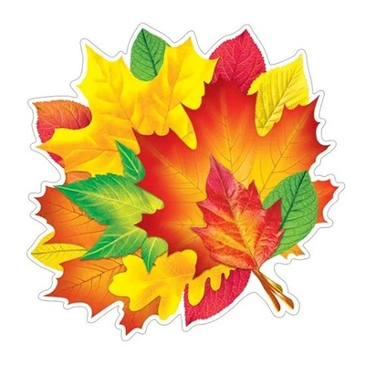 Украшение на скотче Осенний букет микс 1 26см