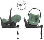 Коляска Cybex Priam IV Chrome Brown complete Cloud T Leaf Green Plus Base T 4 в 1 Leaf Green