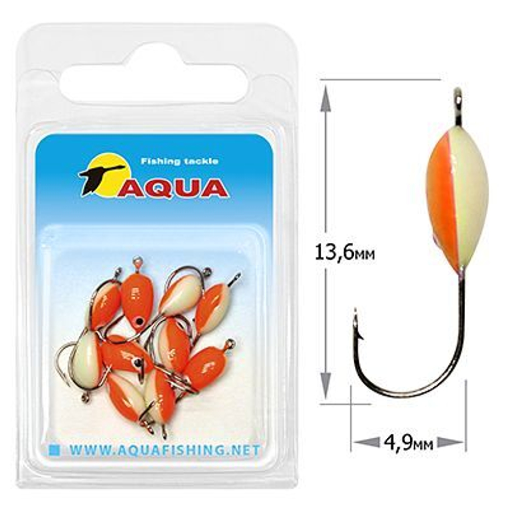 Мормышка фосфорная №06, крючок №12 (2 упакпо 10 шт) 0,08g