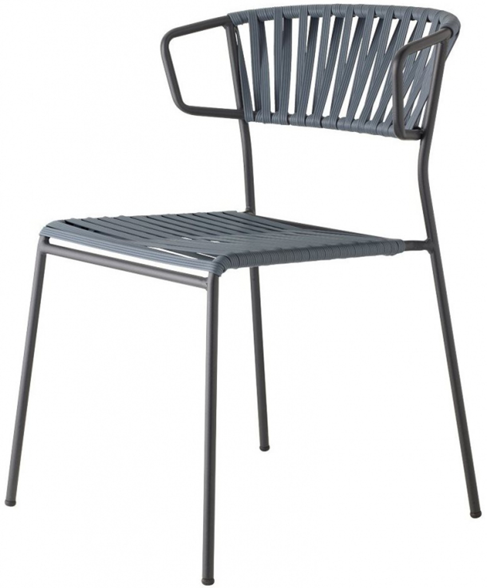 Кресло плетеное Scab Design Lisa Club, антрацит, графит