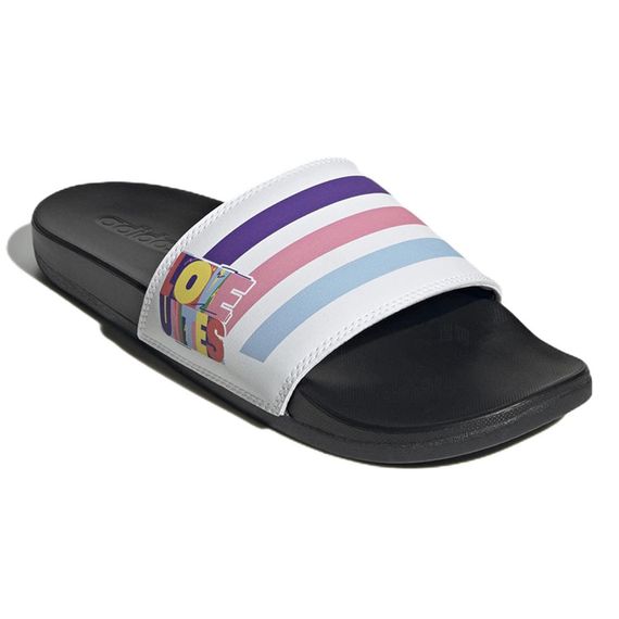 Adidas Adilette 'White Purple'