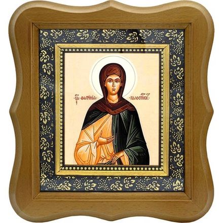 Светлана (Фотина, Фотиния) Палестинская Святая преподобная. Икона на холсте.