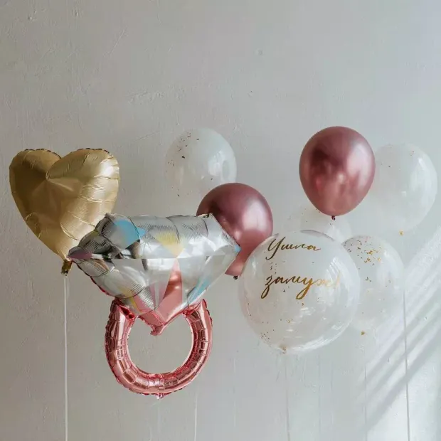 "Утренний поцелуй" (набор из 9 шаров) №5715