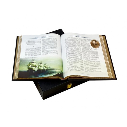 Книга подарочная в кожаной коробке "Война за Крым в рассказах и мемуарах"