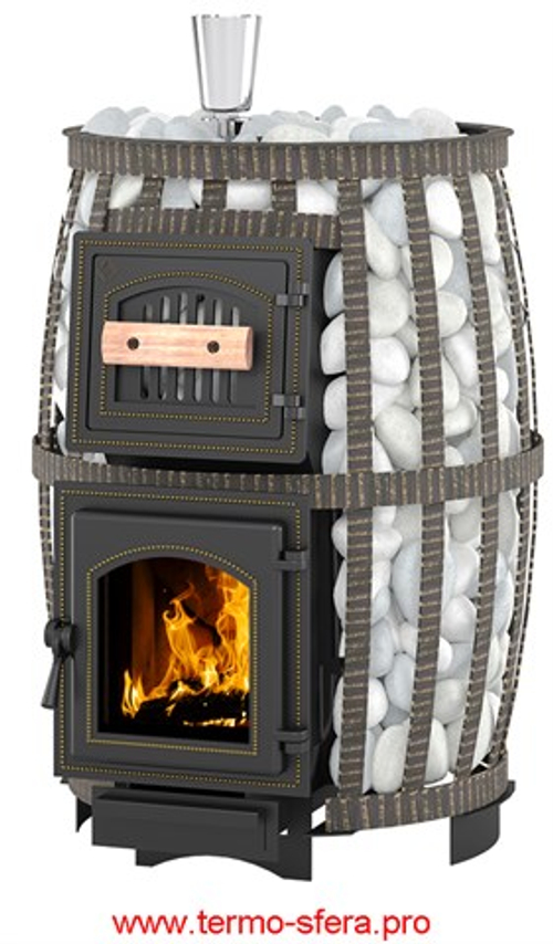 Печь ВЕЗУВИЙ Легенда Русский пар Ковка 18 (270) б/в