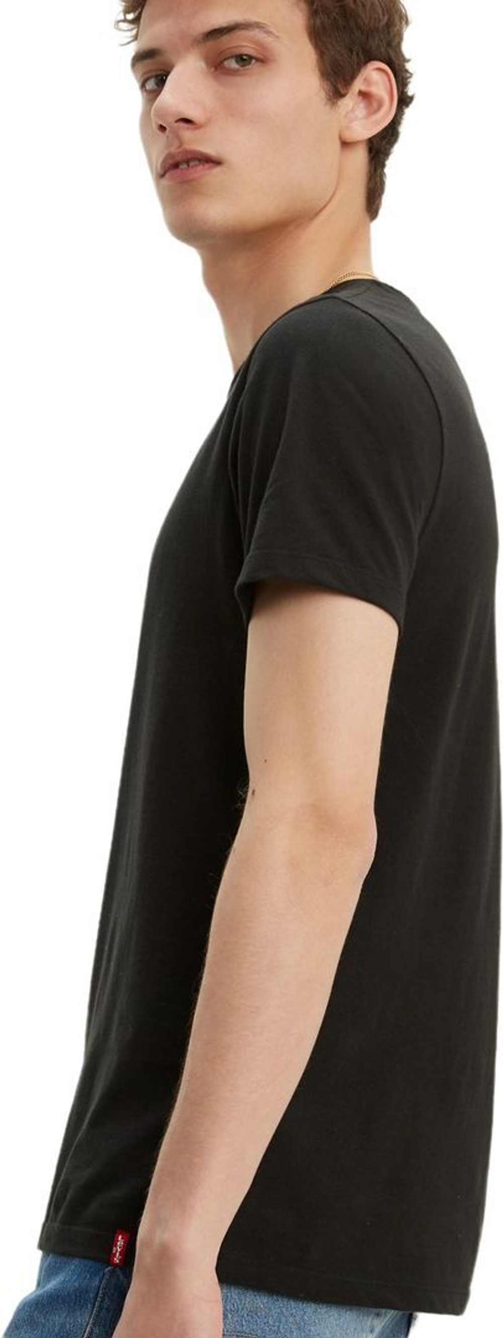 Футболка Levis Levi's Original SLIM 2PK CREWNECK 1 TWOPACK TEE BLACK