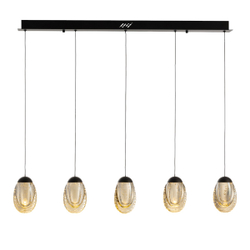 Подвесной светильник MD25090022-5B matt black/champagne
