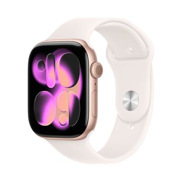 Умные часы Apple Watch Series 11, 46 mm, Rose Gold Aluminium Light Blush Sport Band M/L