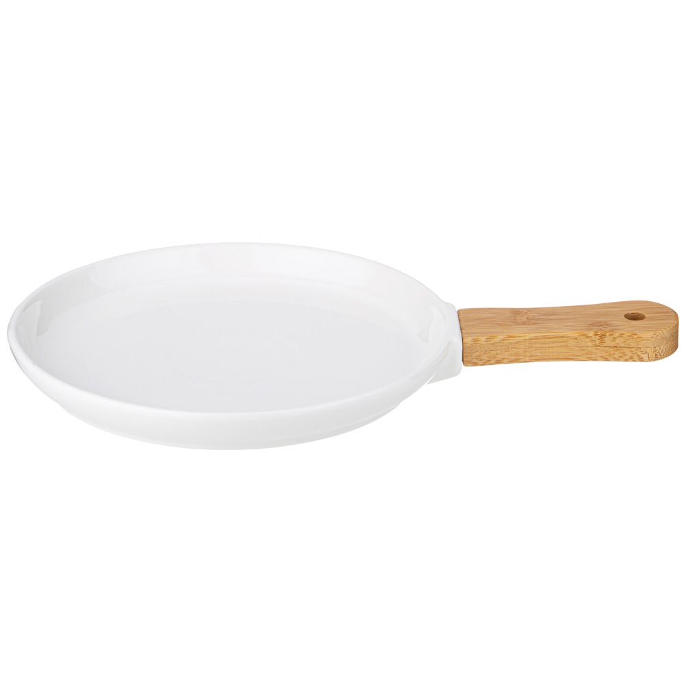 ТАРЕЛКА LEFARD "NATIVE" С ДЕРЕВ. РУЧКОЙ 30,5*20*2,2 СМ (КОР=24ШТ.)