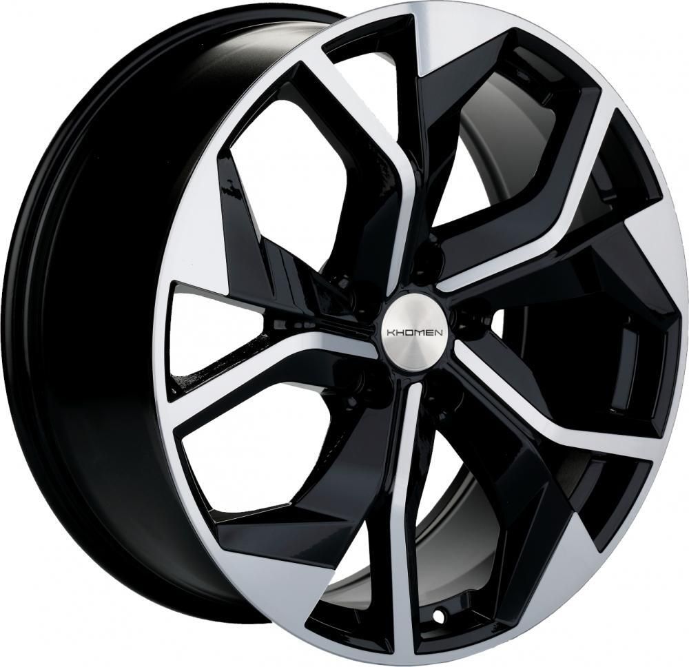 Khomen 2006 8.5x20 5x112 ET 33 Dia 66.6 (Dark Chrome)
