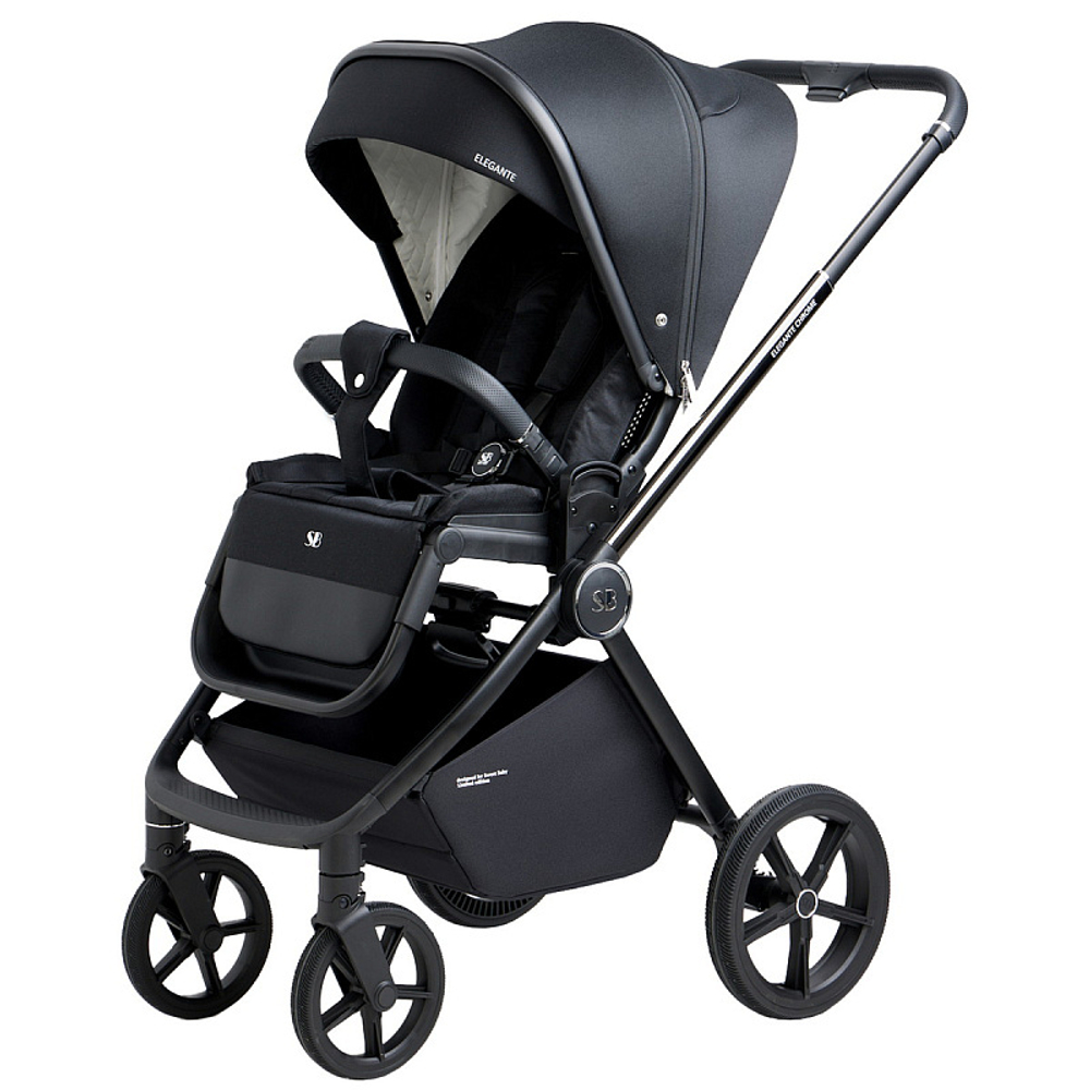 Детская коляска Sweet Baby Elegante 3 в 1 Chrome Black