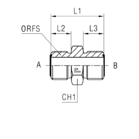 Соединение P D10 ORFS 11/16