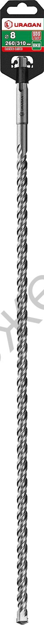 URAGAN 8х310 мм, SDS-plus бур (29311-310-08)