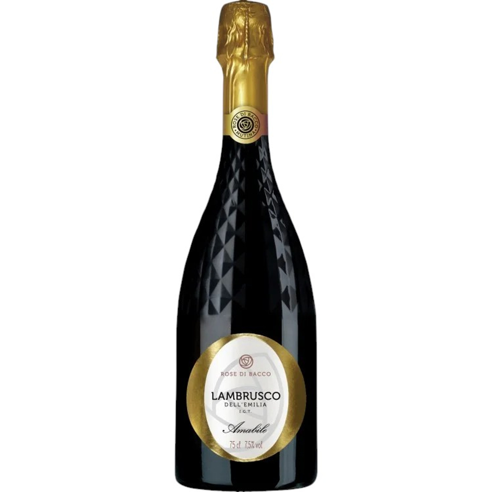Игристое вино Lambrusco rose di Bacco Rosso 0,75 л