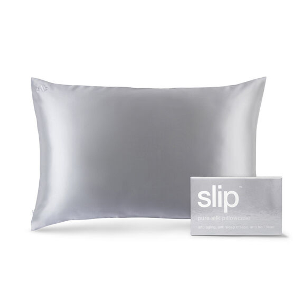 Наволочка из 100% шелка Slip Silk серебряный, 51х76 см