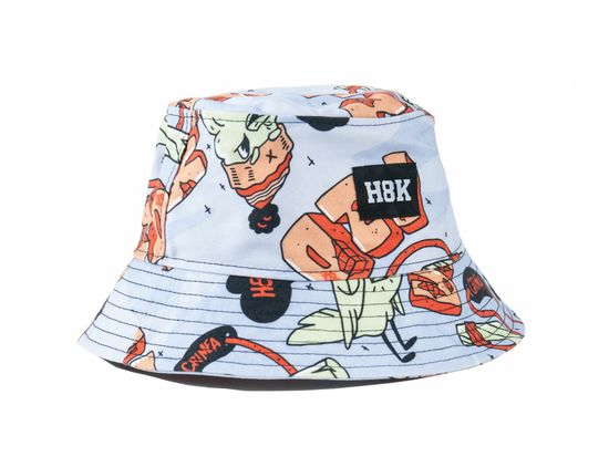 Панама HOOK Graffiti Purple/White