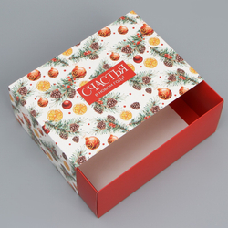 Коробка сборная «Счастья», 25 х 18 х 10 см