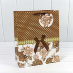 Пакет подарочный 26х32х13см Премиум "Люкс" (Микс)