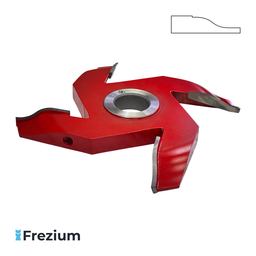 Филёночная насадная твердосплавная фреза по дереву "O.G.Germany" 210x32x20 Z4; SO591473