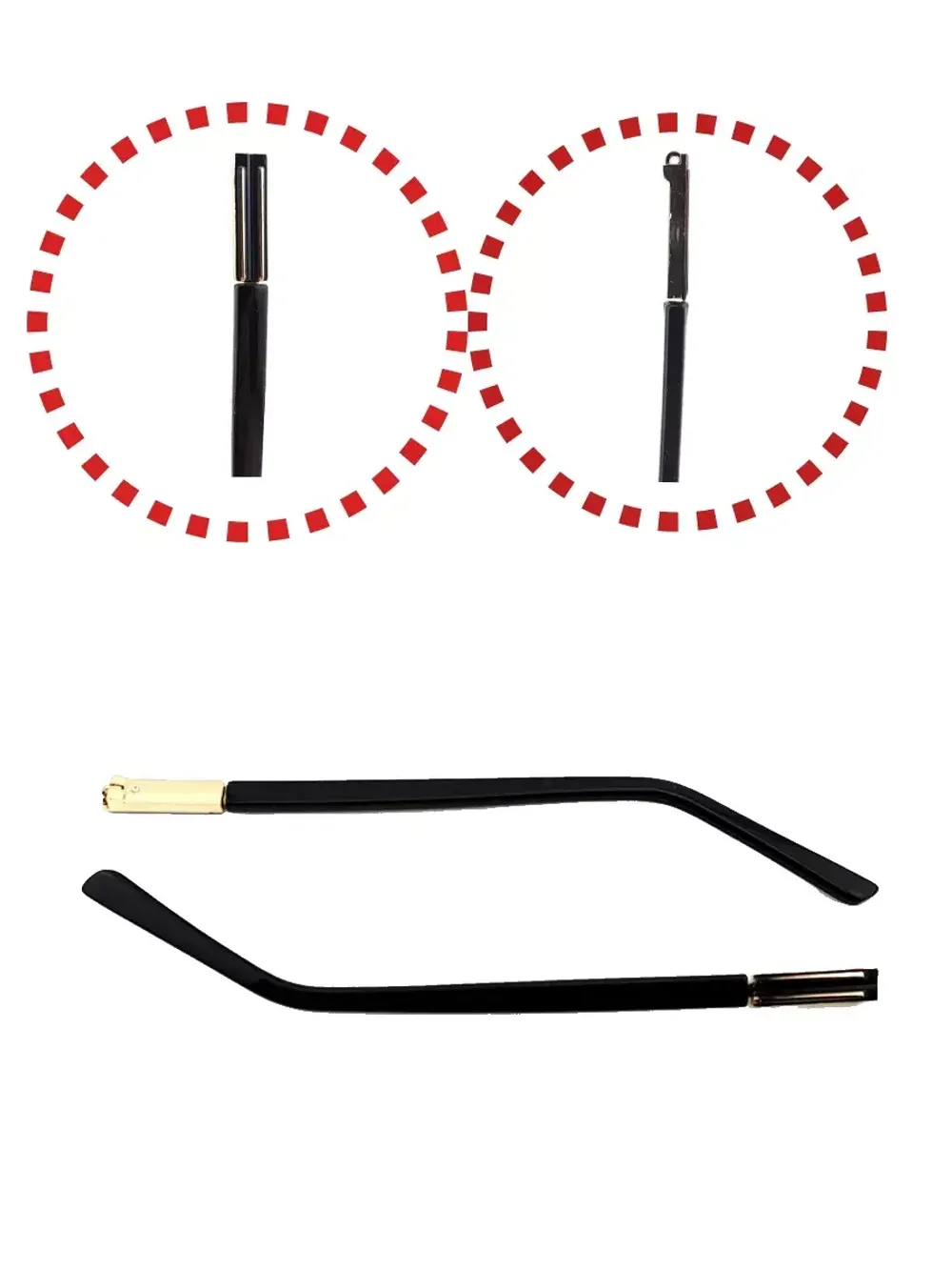 Дужки для очков