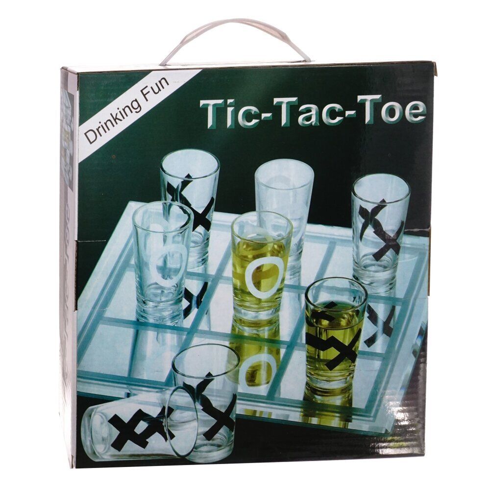 GAEM Игра настольная (питейная) "Крестики-нолики", L25 W6 H25 см