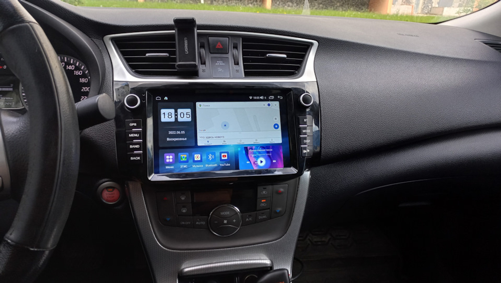 Магнитола для Nissan Sentra/Sylphy B17 2012-2023, Tiida 2015 - Carmedia SF-9666 QLed, Android 12, TS10, CarPlay, 4G SIM-слот